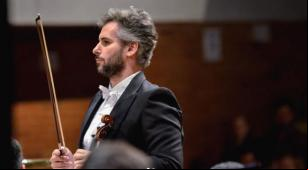 Violinista Abner Landim, spalla demitido da OFG (divulgação OFG, @cissanobasileu)