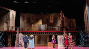 Cena de Don Giovanni, produção do Theatro Municipal de São Paulo (divulgação, Larissa Paz)