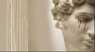Arte promocional da ópera Édipo Rei (reprodução)